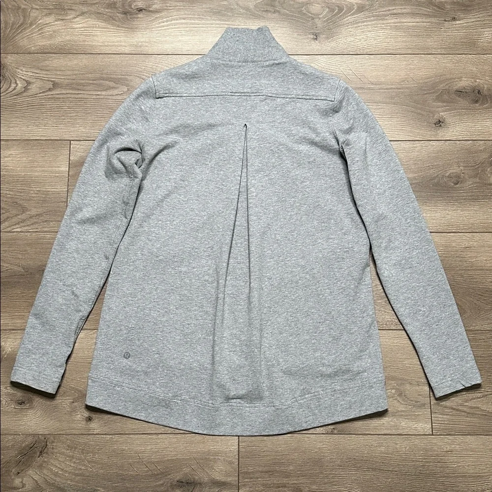 Lululemon Coast Wrap Heathered Medium Grey Jacket‎ Size 6